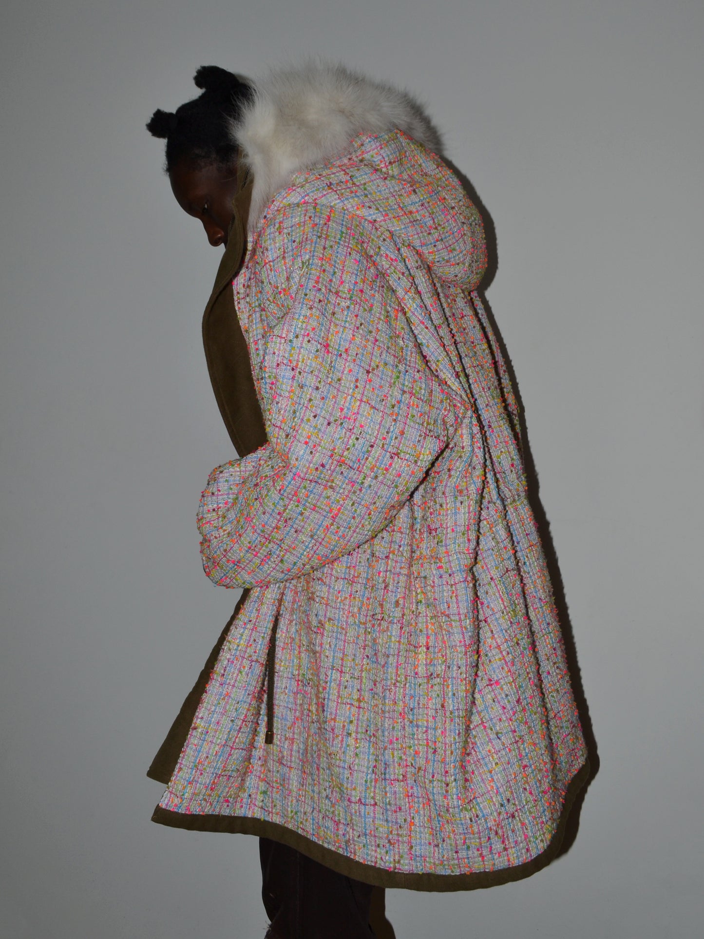 Solskjær Bouclé Lined Reversible Moleskin N3B Parka