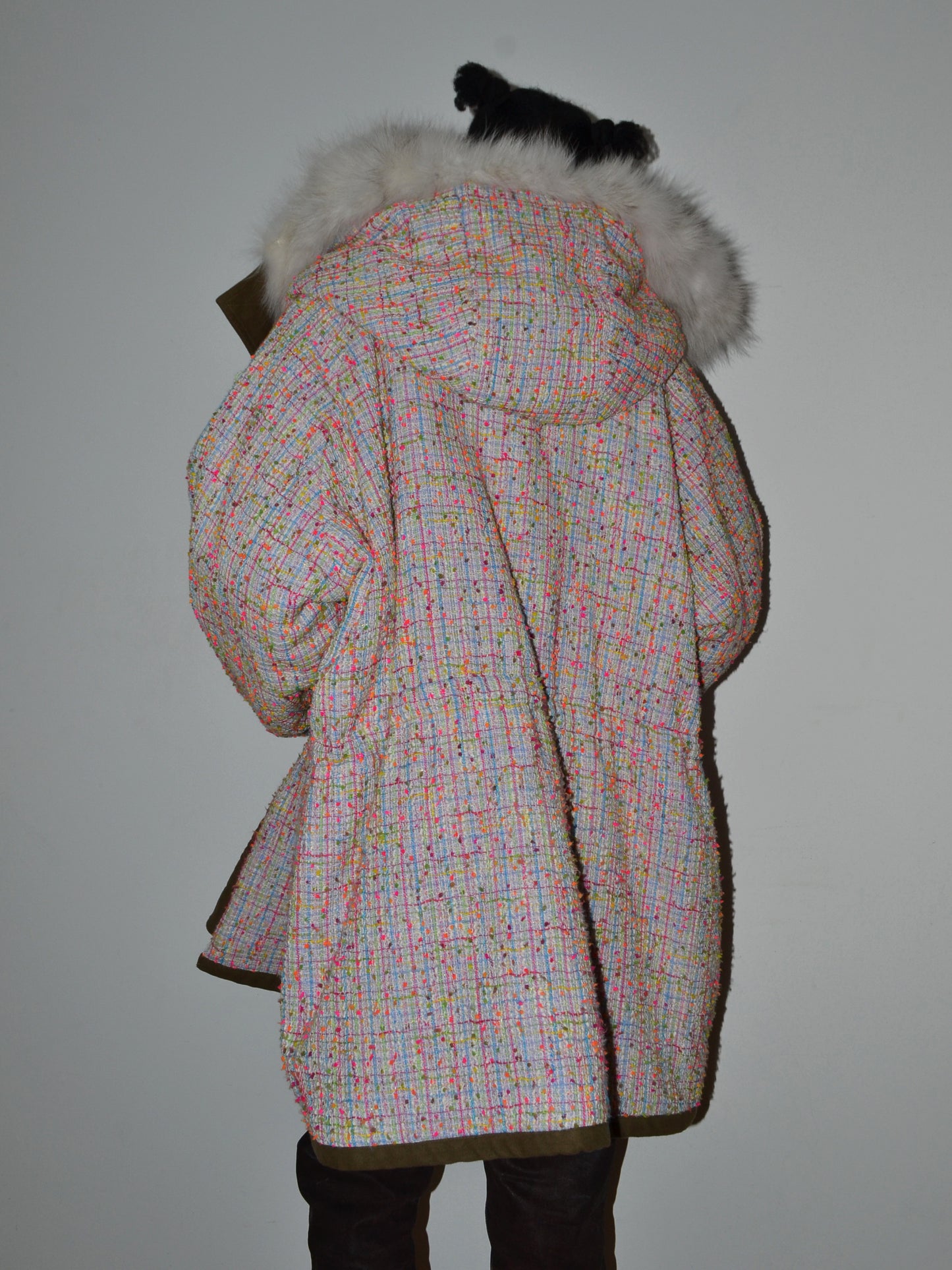 Solskjær Bouclé Lined Reversible Moleskin N3B Parka