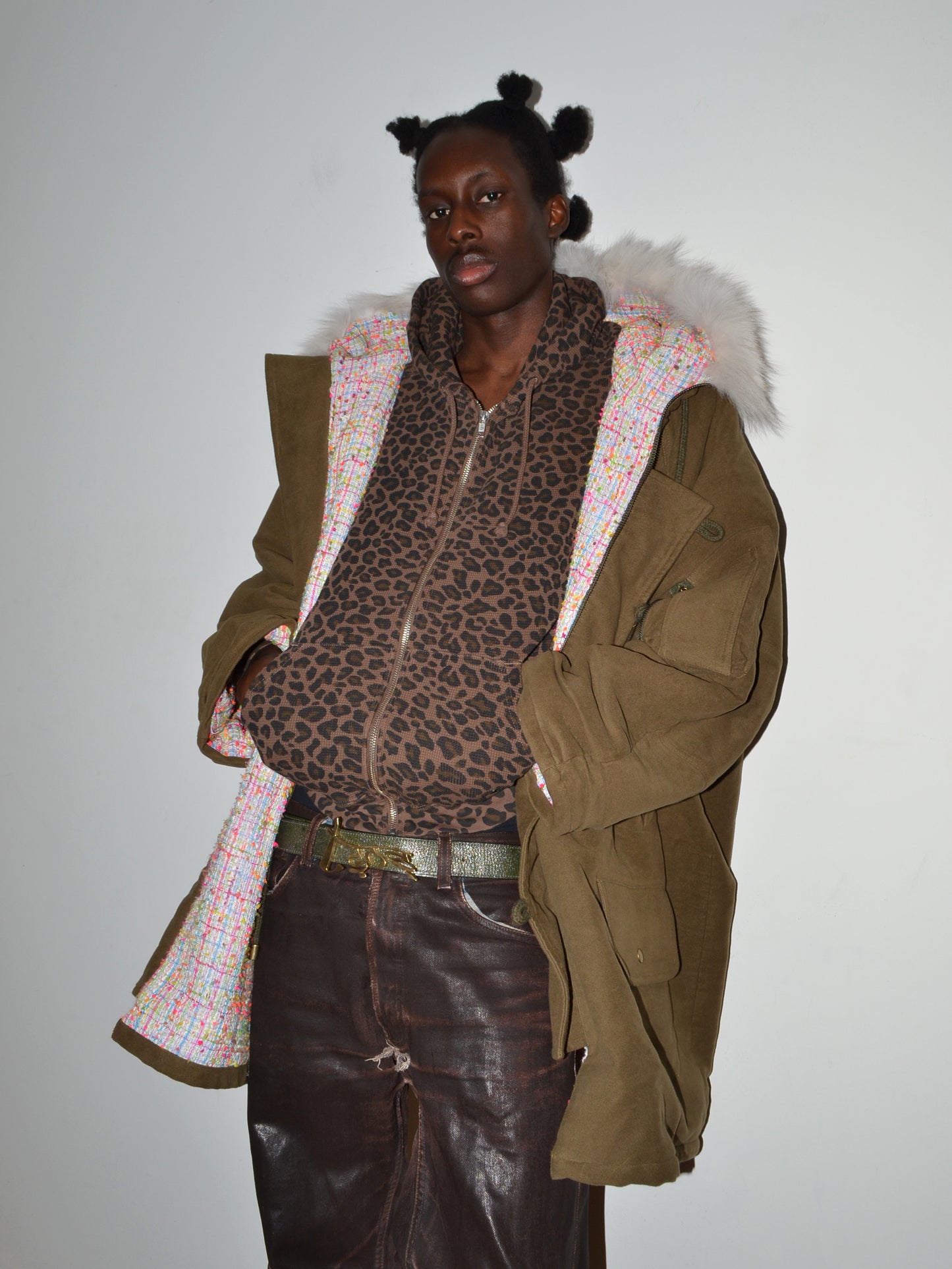 Solskjær Bouclé Lined Reversible Moleskin N3B Parka