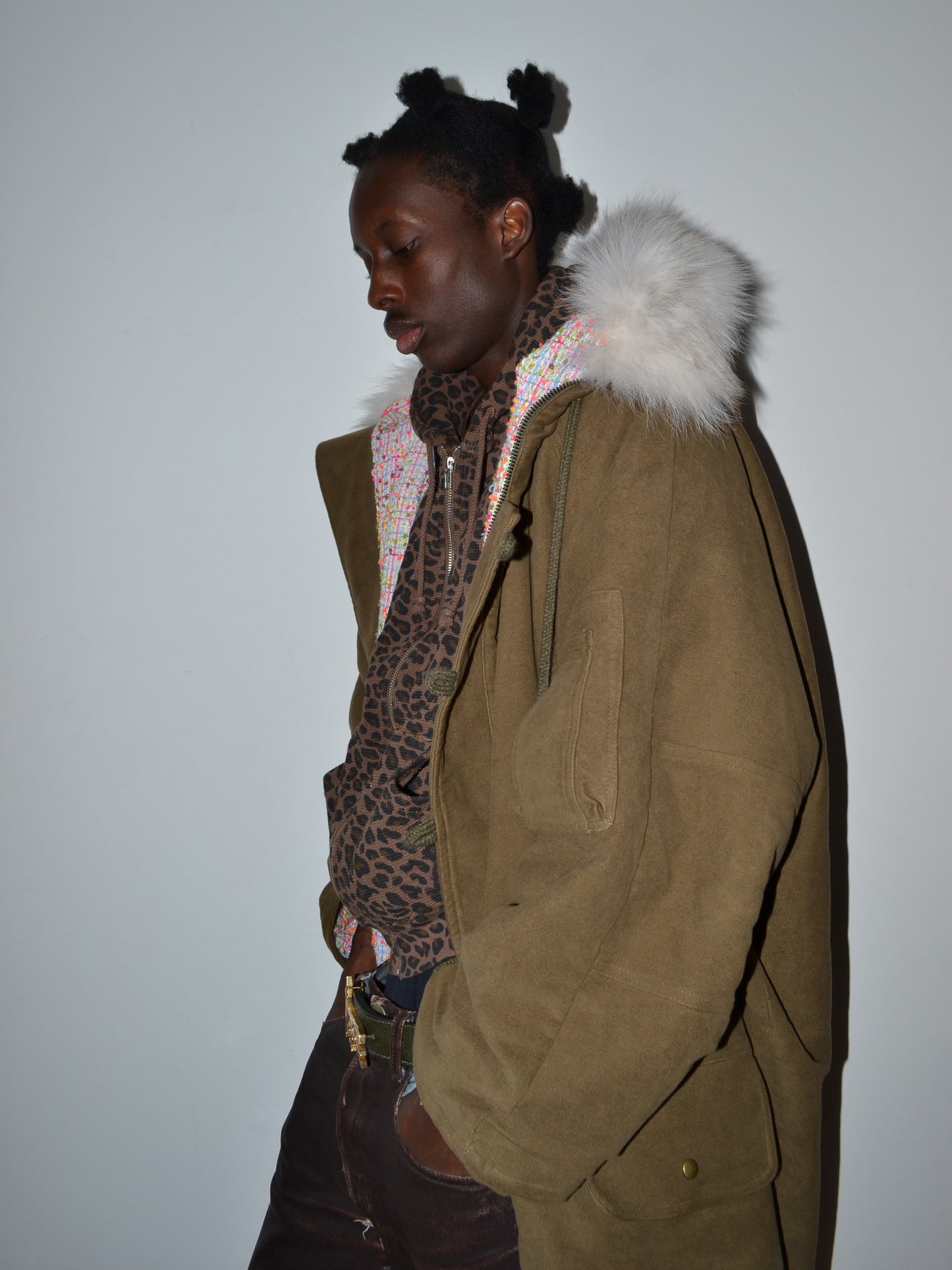 Solskjær Bouclé Lined Reversible Moleskin N3B Parka