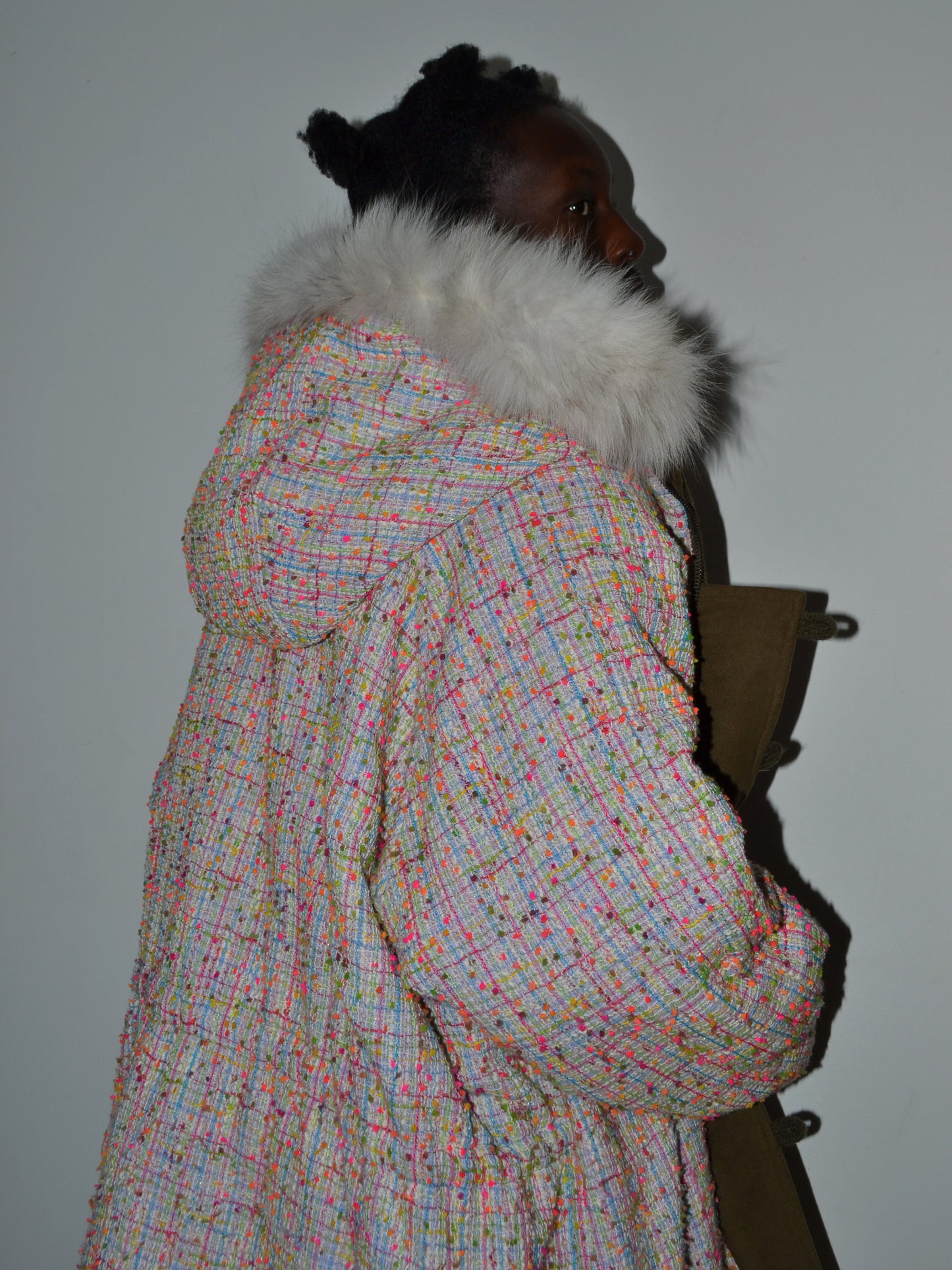 Solskjær Bouclé Lined Reversible Moleskin N3B Parka