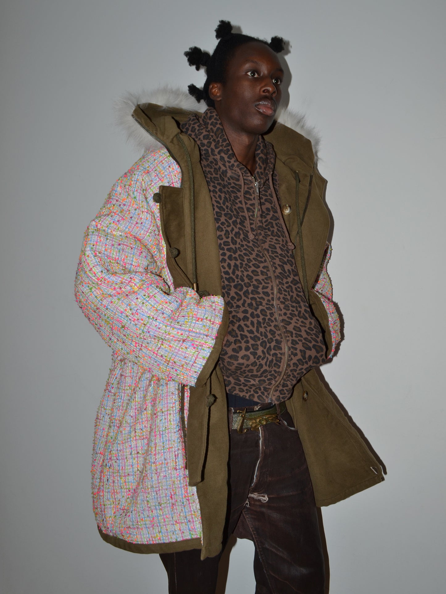 Solskjær Bouclé Lined Reversible Moleskin N3B Parka