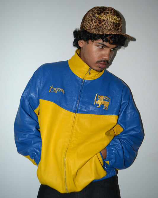 Sri Lanka Yaya Leather Track Jacket
