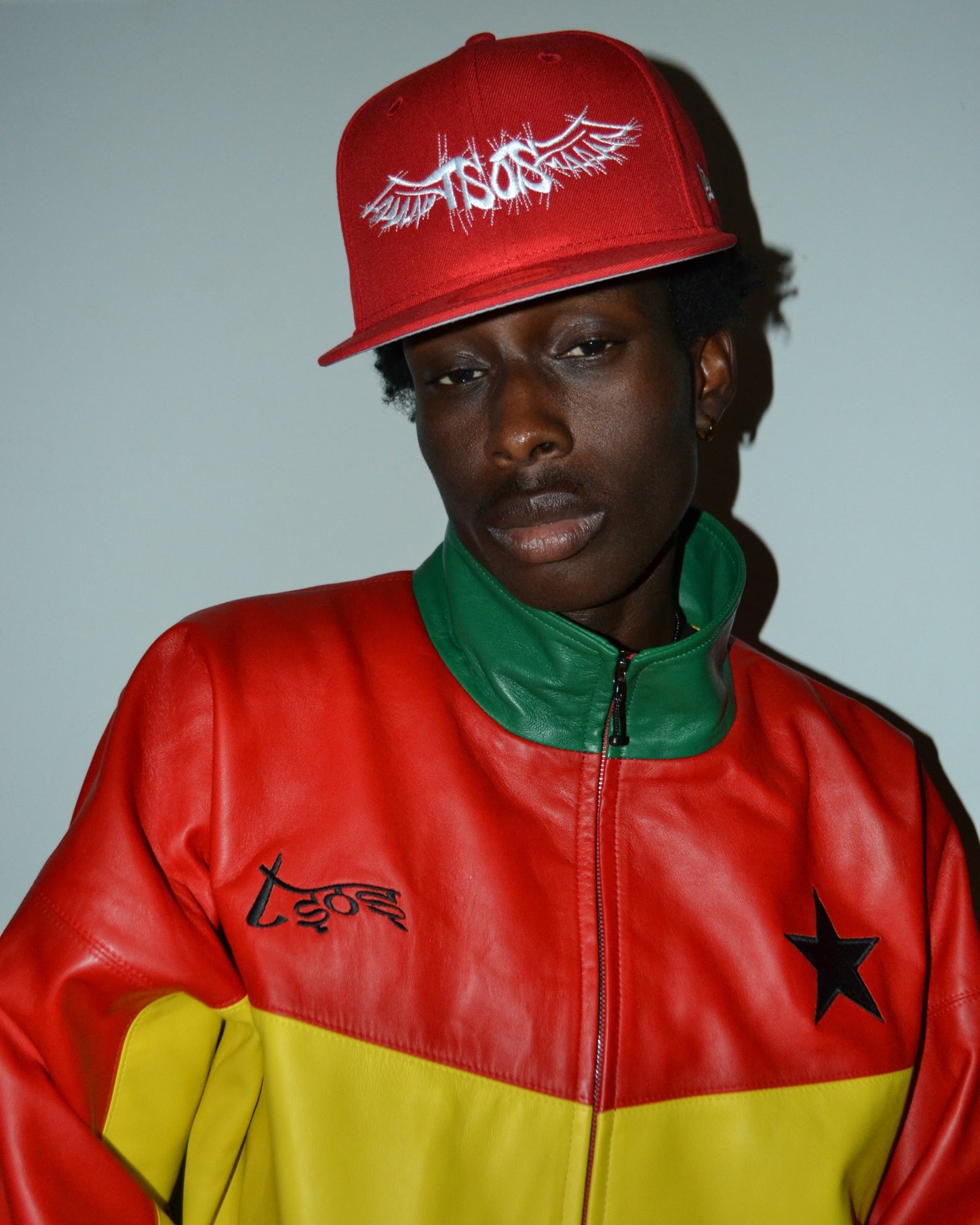 Ghana Yaya Leather Track Jacket
