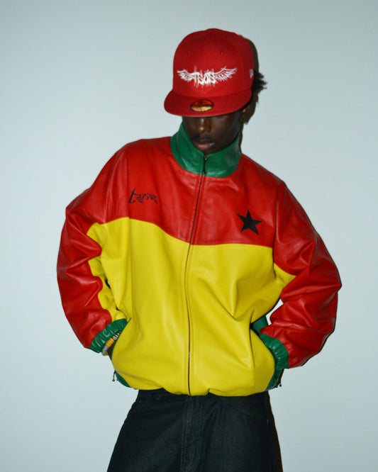 Ghana Yaya Leather Track Jacket
