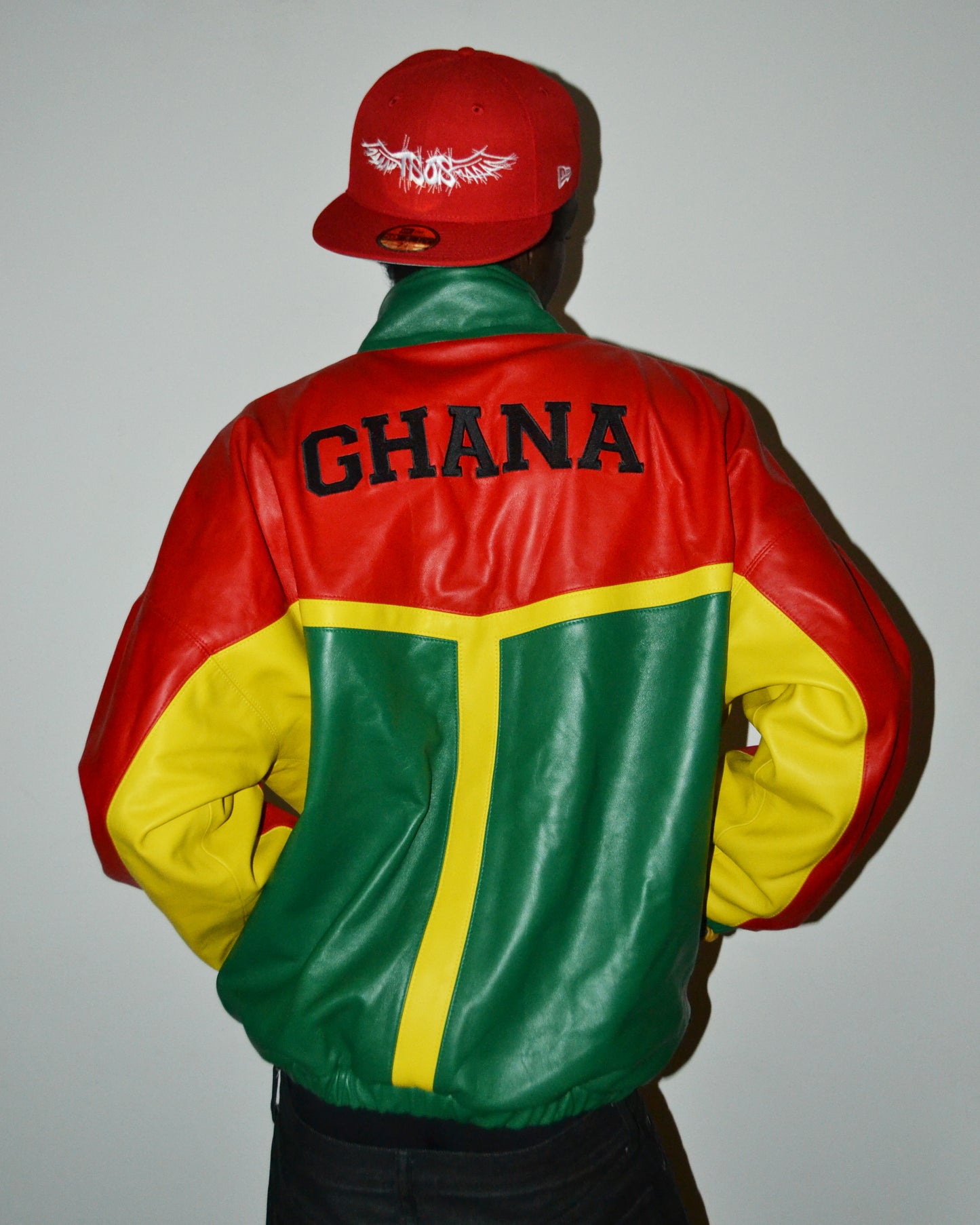 Ghana Yaya Leather Track Jacket
